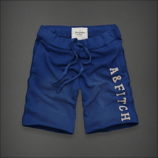 Abercrombie Fitch Hombres Vellón Patalón Corto AF7764